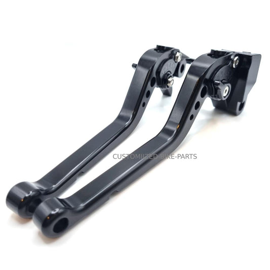 Long Black Clutch & Brake Levers For Kawasaki Vulcan S 650 2015-2025
