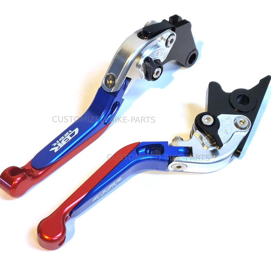 Honda CBR 125 R 2004-2020 | Adjustable Clutch Brake Lever Set Blue / Red