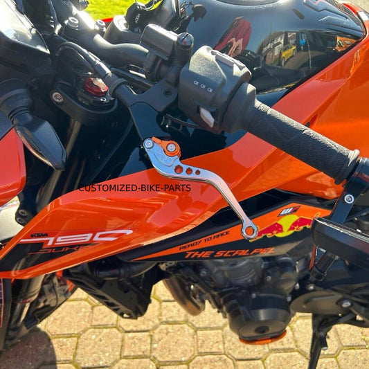 KTM Duke 790 2018-2025 TITANIUM SHORT BRAKE & CLUTCH LEVER SET
