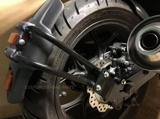 Motorcycle Fender Rear Hugger Splash Guard - Honda CBR 650 All Years