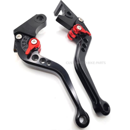 Short Black Red Clutch & Brake Levers For Honda CBR 500 R / CB 500 F/X 2013-2021