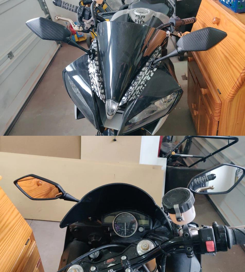 Yzf R3 Rear View Yamaha YZF R1 R6 R7 R25 R15 R125 R3 R1S R1M FZ6R Carbon Look Rear View ...