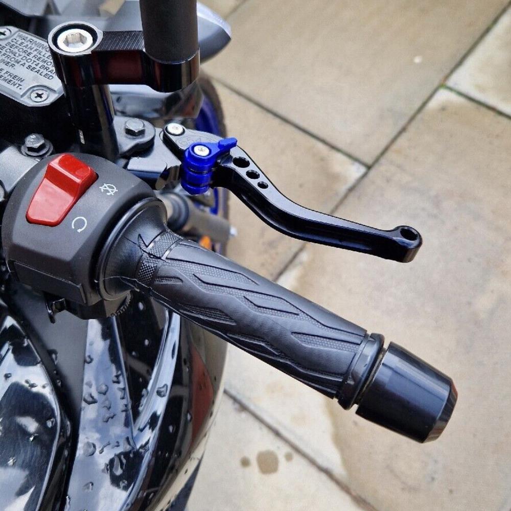 Short Black Blue Clutch & Brake Levers For Suzuki GSX-S 125 2020-2025