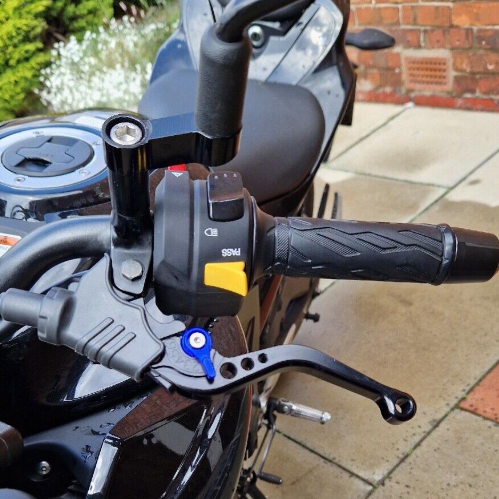 Short Black Blue Clutch & Brake Levers For Suzuki GSX-S 125 2020-2025