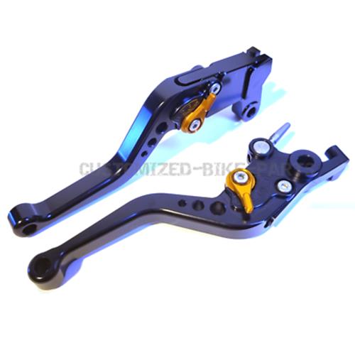CNC Short Black Orange Clutch & Brake Levers For Yamaha YZF-R125 2014-2018