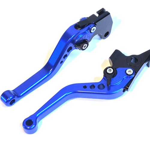 CNC Short Blue Clutch & Brake Levers For Suzuki GSX-R 125 2020-2025