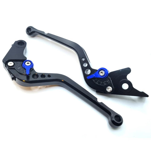 Long Black Blue Clutch & Brake Levers For Honda GROM / MSX125 2013-2025