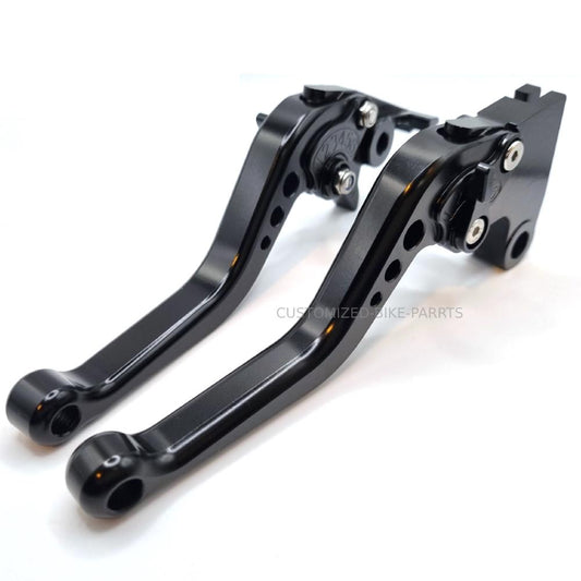 Short Black Clutch & Brake Levers For Triumph Bonneville T120 / T100 2016-2025