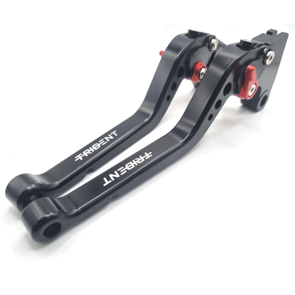 Triumph Trident 660 2021-2025 Long Black Adjustable Clutch & Brake Levers
