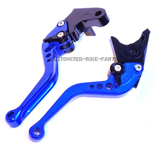 Short Blue Clutch & Brake Levers For Honda CBR600F 2011-2013