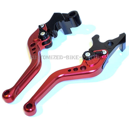 Short Red Clutch & Brake Levers - Yamaha YZF-R3 2015-2025