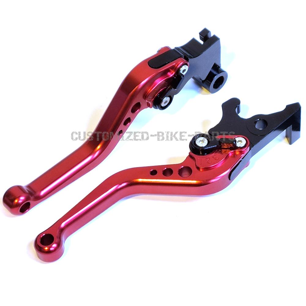 Short Red Clutch & Brake Levers - Yamaha YZF-R3 2015-2025