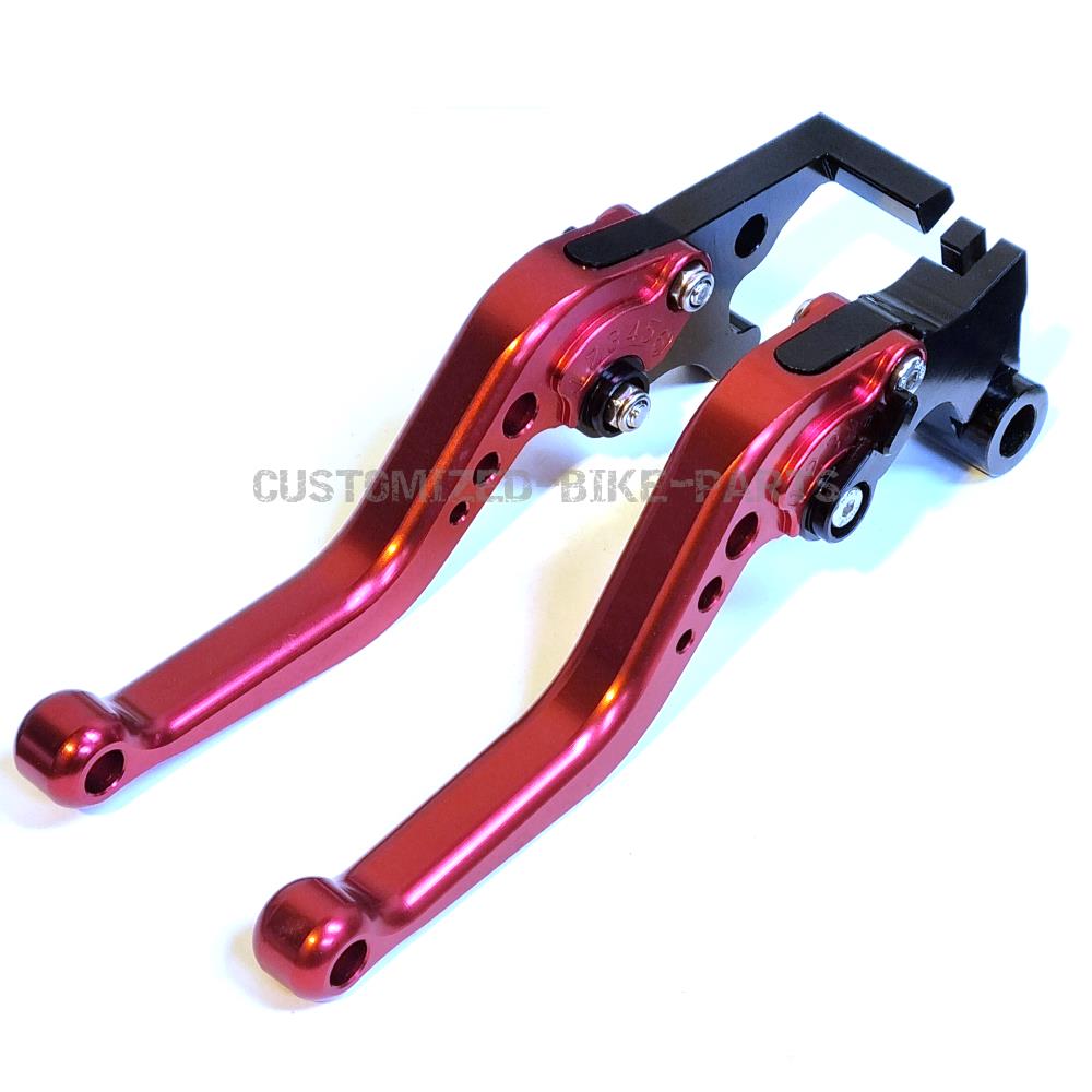 Short Red Clutch & Brake Levers - Yamaha YZF-R3 2015-2025