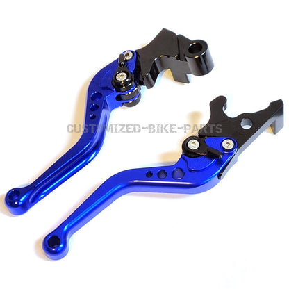 Short Blue Clutch & Brake Levers - Yamaha MT-25 2015-2020