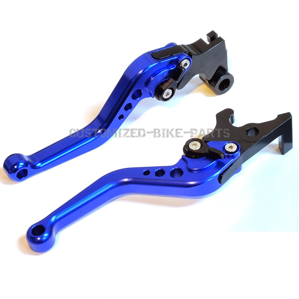 Short Blue Clutch & Brake Levers - Yamaha MT-25 2015-2020