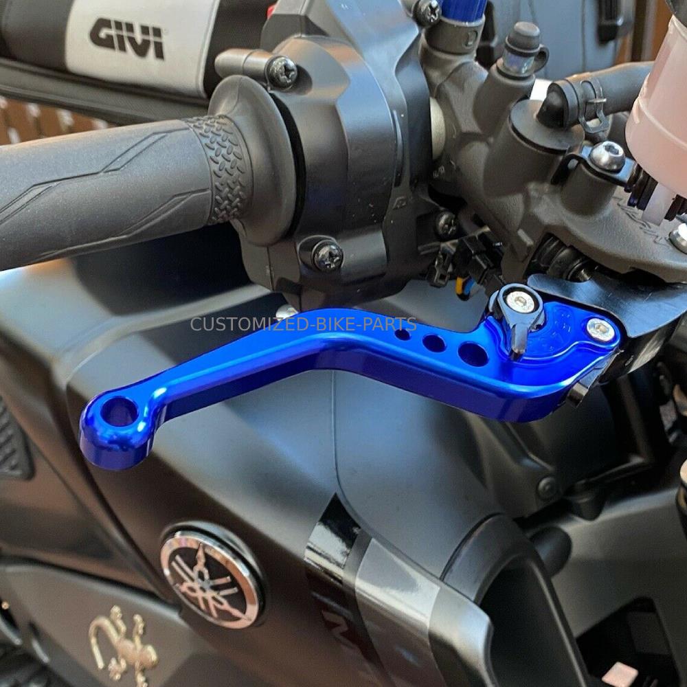 Short Blue Clutch & Brake Levers - Yamaha MT-25 2015-2020
