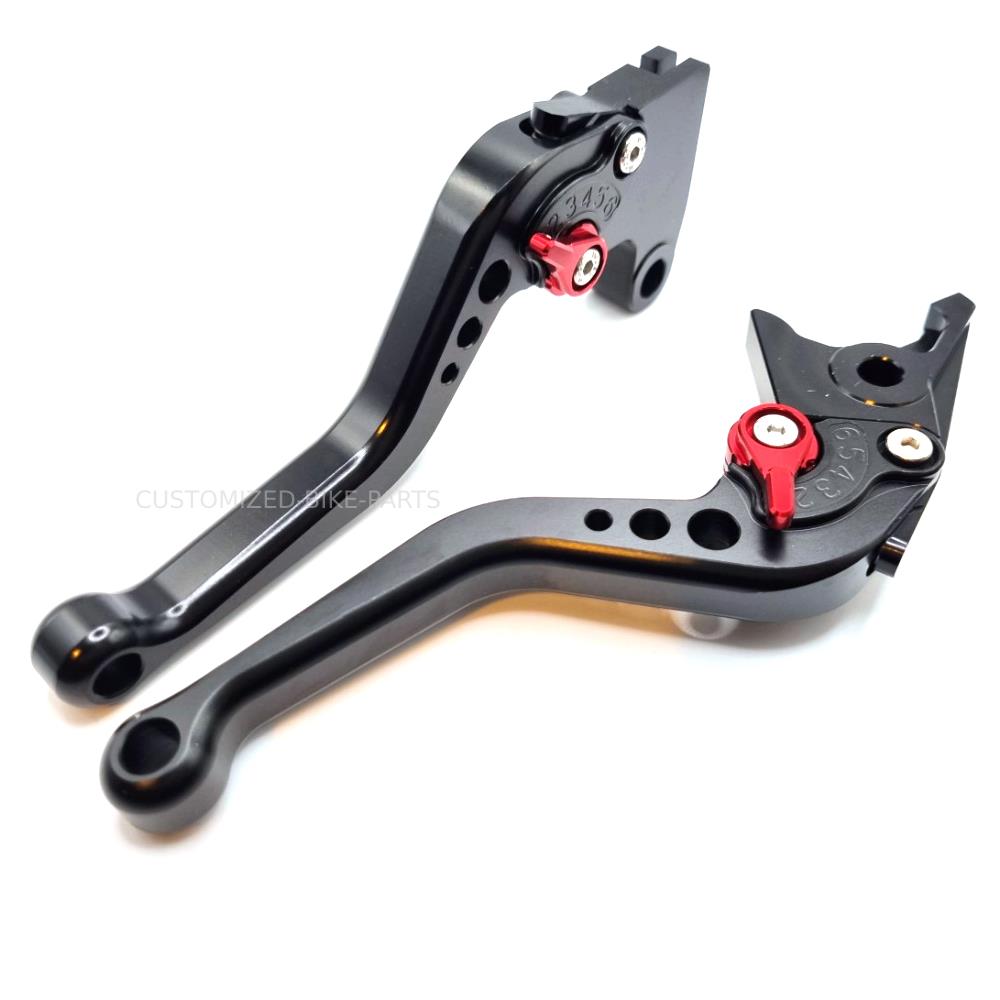 Short Black Clutch & Brake Levers - Triumph Scrambler 2006-2016