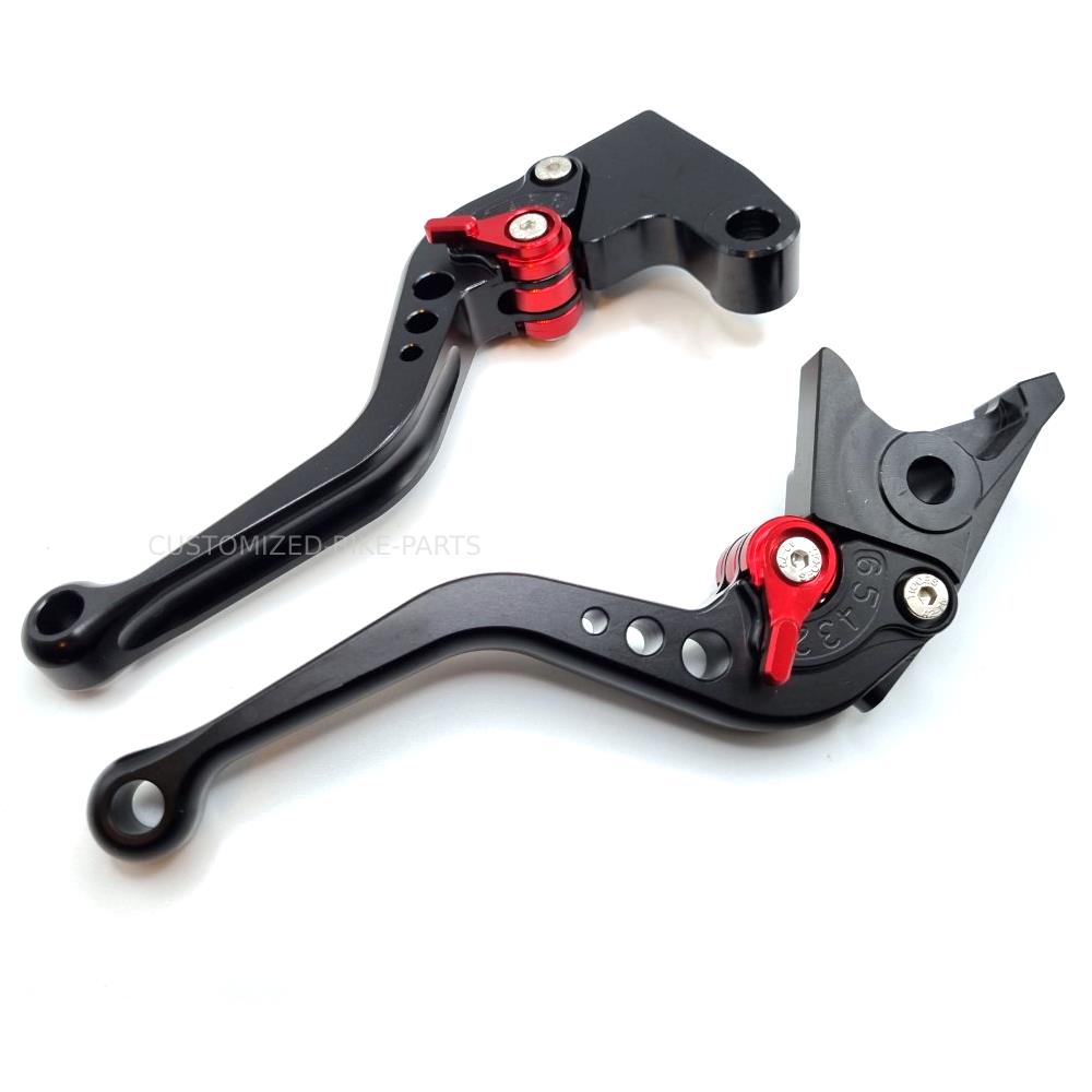 Short Black Clutch & Brake Levers - Triumph Scrambler 2006-2016