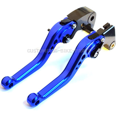 Short Blue Clutch & Brake Levers For Yamaha MT-09 / SP 2021-2024