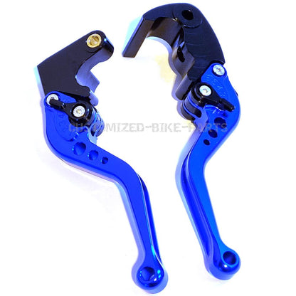 Short Blue Clutch & Brake Levers For Yamaha MT-09 / SP 2021-2024