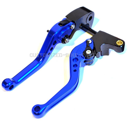 Short Blue Clutch & Brake Levers For Yamaha MT-09 / SP 2021-2024