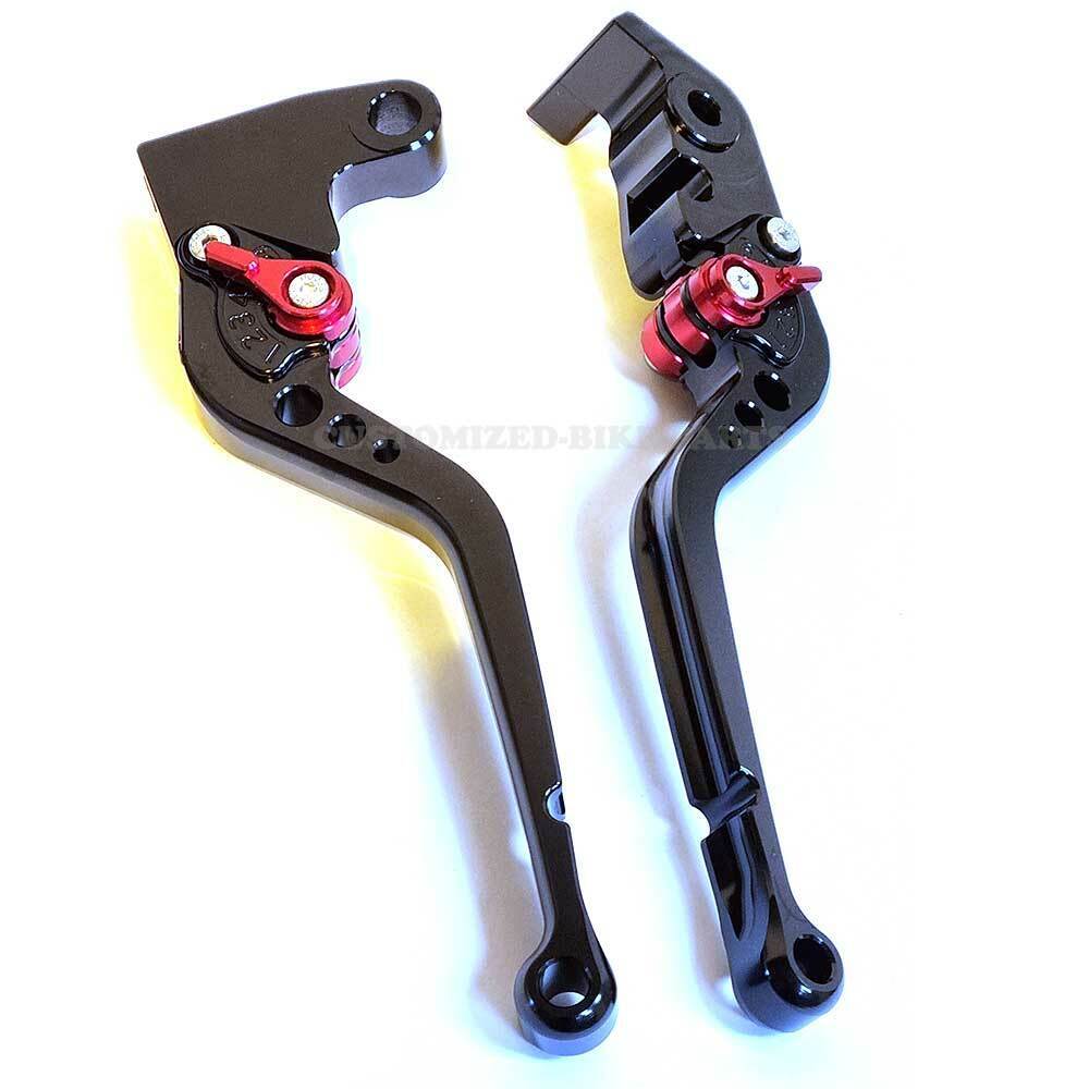 Long Black Clutch & Brake Lever - Triumph Daytona 675 R 2011-2017