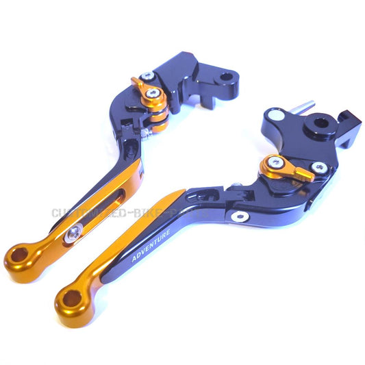 KTM 790 Adventure R 2017-2025 Adjustable Clutch Brake Lever Set Black / Orange
