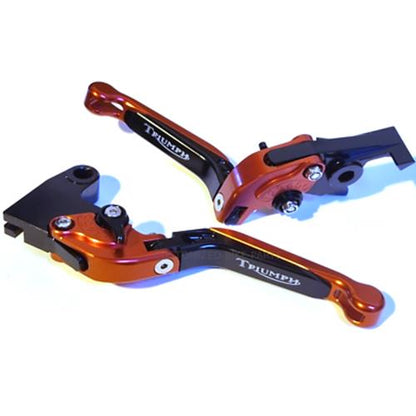 Red / Black Clutch & Brake Levers - Triumph SCRAMBLER 2006-2016
