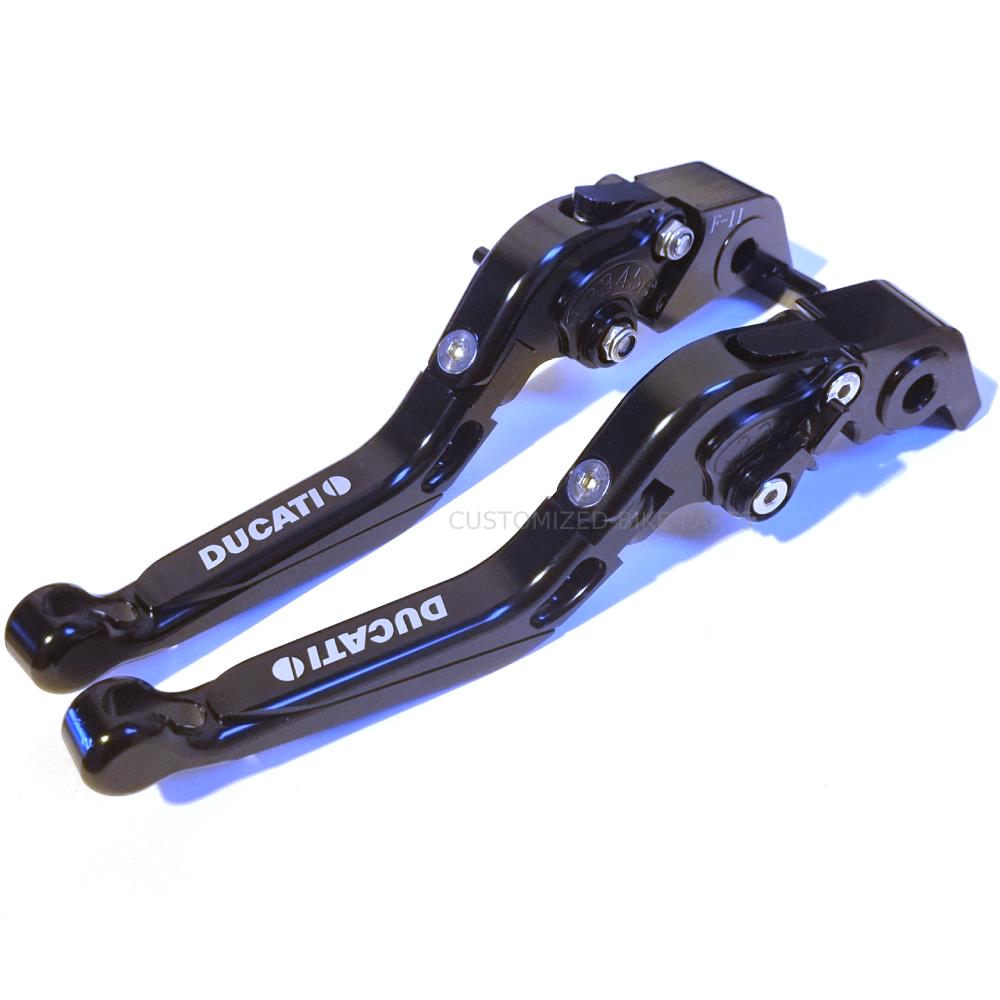 Adjustable Black Clutch & Brake Levers For Ducati Monster 1100 / S 2009-2013