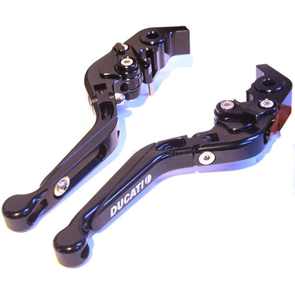 Adjustable Black Clutch & Brake Levers For Ducati Monster 1100 / S 2009-2013