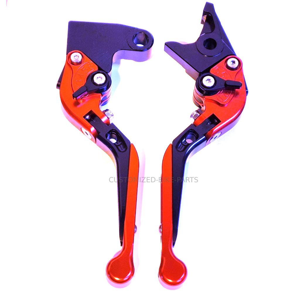Red / Black Clutch & Brake Levers For Ducati Streetfighter V4S 2020-2024