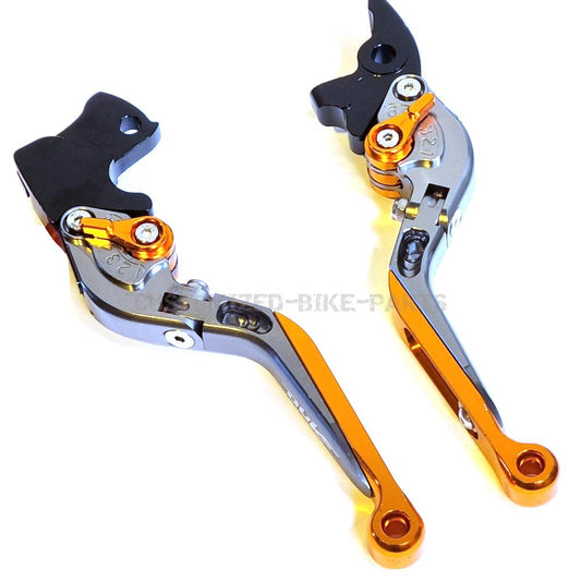 KTM 890 Duke 2020-2025 | Adjustable Clutch Brake Lever Set Titanium/Orange