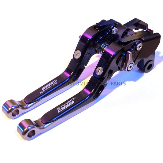 KTM 890 R/S Adventure 2020-2025 Adjustable Clutch Brake Lever Set Black Titanium