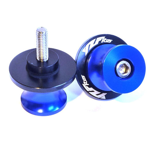 Yamaha YZF-R125 2008-2025 Rear Swingarm Spools Paddock Stand Bobbins - Blue