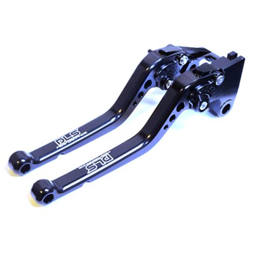 DLS Long Black Clutch & Brake Lever Triumph BONNEVILLE SE T100 Black 2006-2015