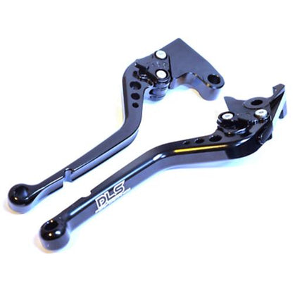DLS Long Black Clutch & Brake Lever Triumph BONNEVILLE SE T100 Black 2006-2015