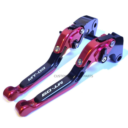 Yamaha MT-09 / SP/Tracer 900/GT 2021-2024 Clutch & Brake Lever Set - Red/Black
