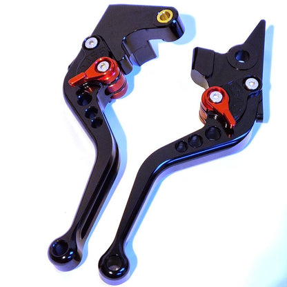 Short Black Clutch & Brake Levers For LXS 125 Euro 5 [TR125-GP2-E5]