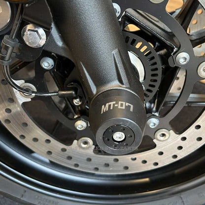 Front & Rear Set Axle Crash Protection Bobbin Sliders - Yamaha MT-07 2014-2025