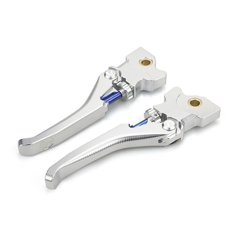 Silver 3D Twill Clutch Brake Levers For Vespa Granturismo GTS S125 200 250 300