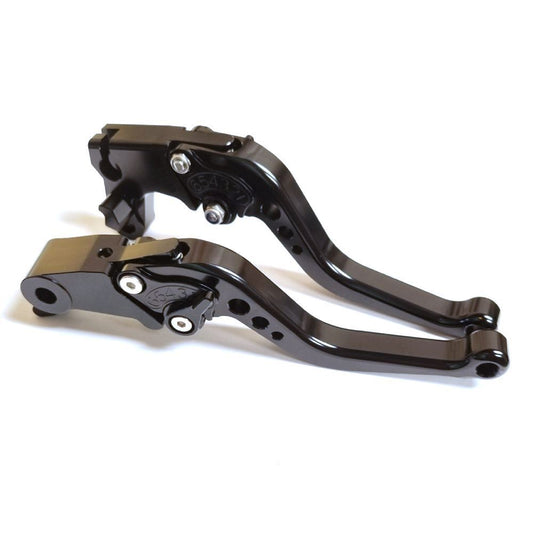 Short Black Black Adjustable Brake & Clutch Lever Set - KTM 790 Duke 2018-2025