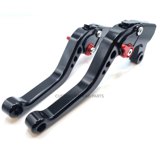 Short Black Adjustable Brake & Clutch Lever Set - KTM 790 Duke 2018-2025