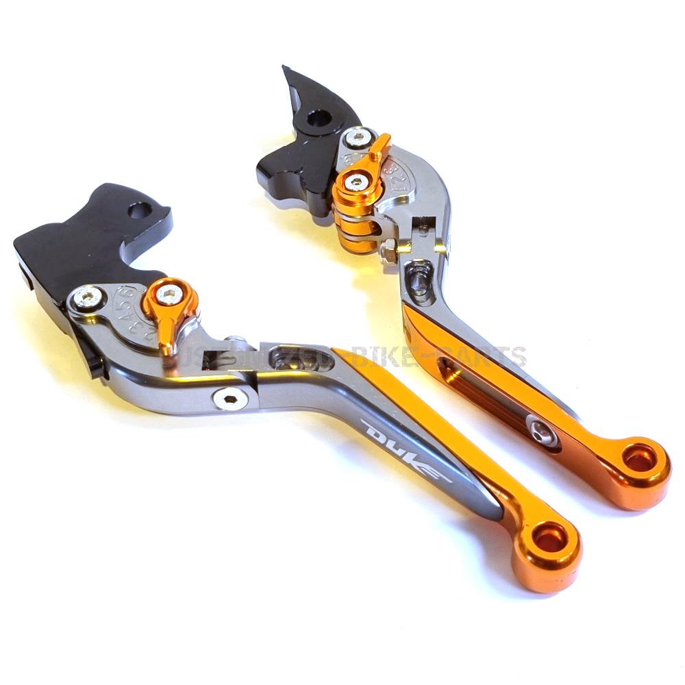 KTM 790 Duke 2018-2025 | Adjustable Clutch Brake Lever Set Titanium/Orang