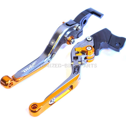 KTM 790 Duke 2018-2025 | Adjustable Clutch Brake Lever Set Titanium/Orang