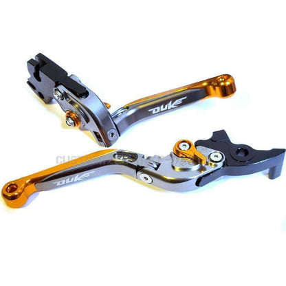 KTM 790 Duke 2018-2025 | Adjustable Clutch Brake Lever Set Titanium/Orang