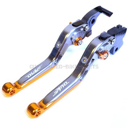 KTM 790 Duke 2018-2025 | Adjustable Clutch Brake Lever Set Titanium/Orang
