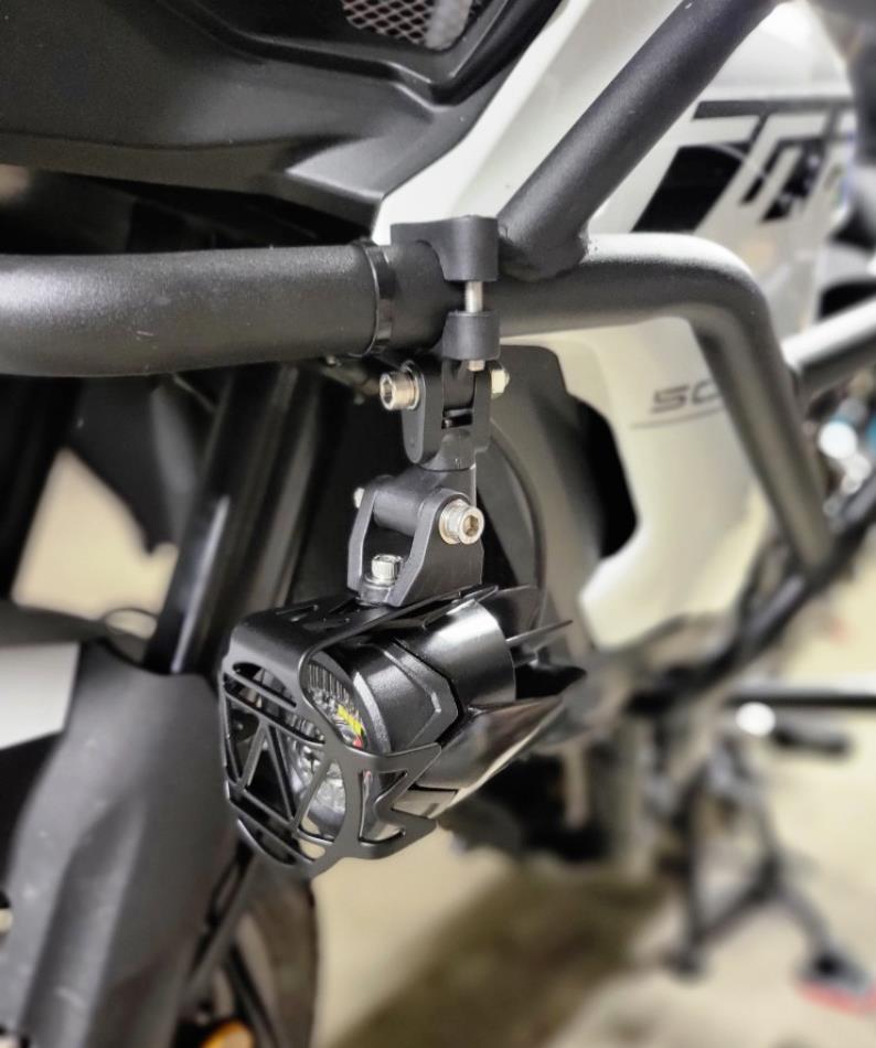 Complete LED Auxiliary Spot Foglight Assembly Kit - Benelli trk 502 / x 2016-202