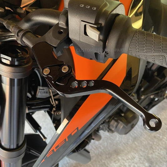 Short Fully Black Clutch & Brake Levers - KTM Duke 890 2020-2025