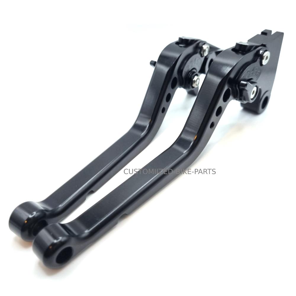 Long Black Clutch & Brake Levers For Triumph Trident 660 2021-2025