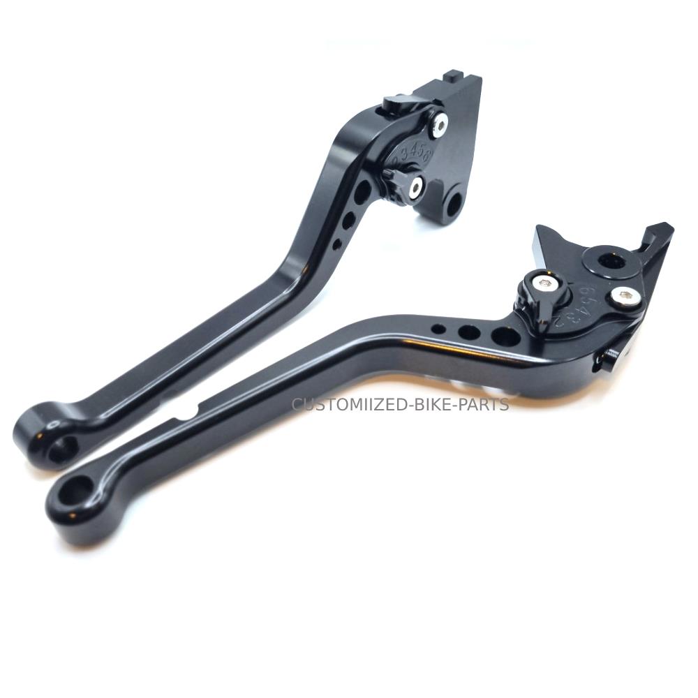 Long Black Clutch & Brake Levers For Triumph Trident 660 2021-2025
